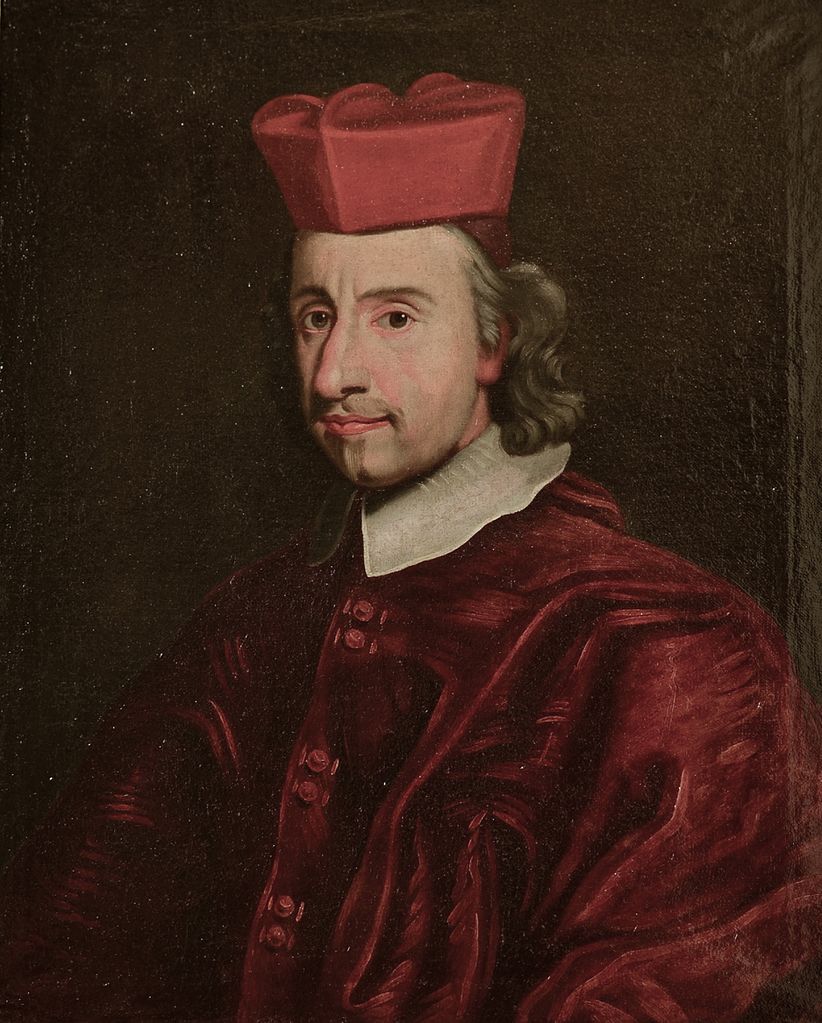 Cardinal Paluzzo Paluzzi Altieri degli Albertoni, vintage artwork by Giovanni Battista Gaulli, 12x8" (A4) Poster
