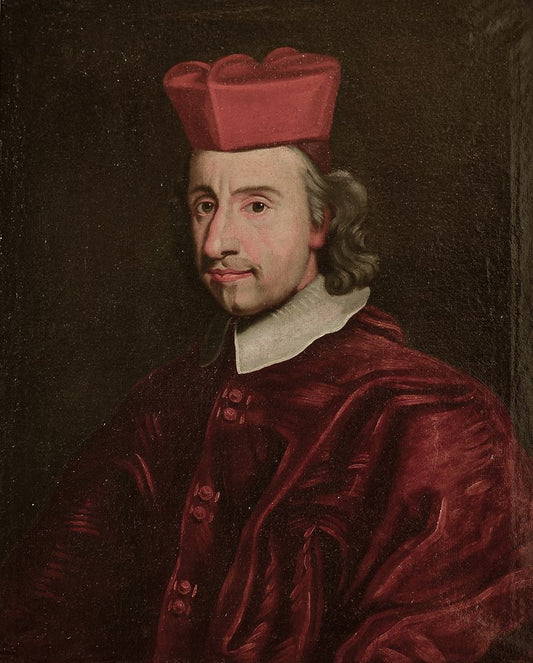 Cardinal Paluzzo Paluzzi Altieri degli Albertoni, vintage artwork by Giovanni Battista Gaulli, 12x8" (A4) Poster