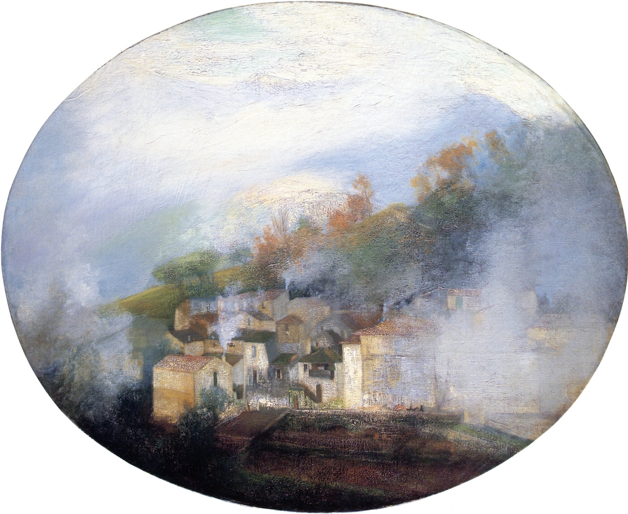 Landscape at Muro Lucano by Joseph Stella,16x12(A3) Poster
