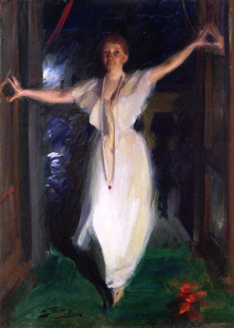 Isabella Stewart Gardner in Venice by Anders Zorn,A3(16x12")Poster