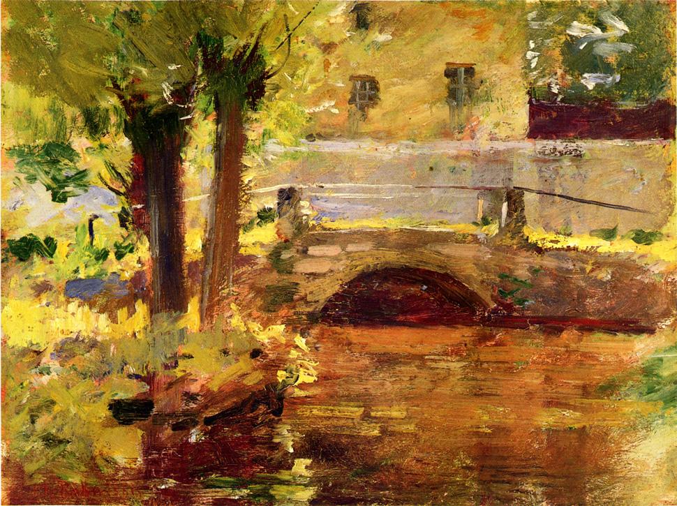 The Bridge at Giverny by Theodore Robinson,A3(16x12")Poster