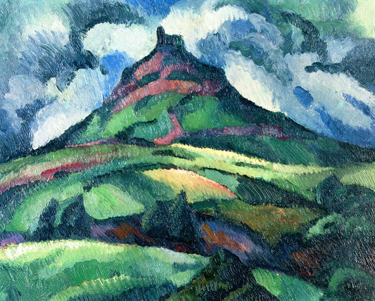 Desenberg II, vintage artwork by Adolf Erbslöh, 12x8" (A4) Poster