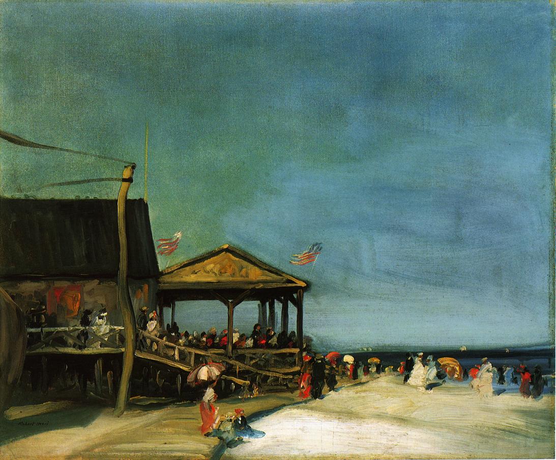 At Far Rockaway by Robert Henri,A3(16x12")Poster