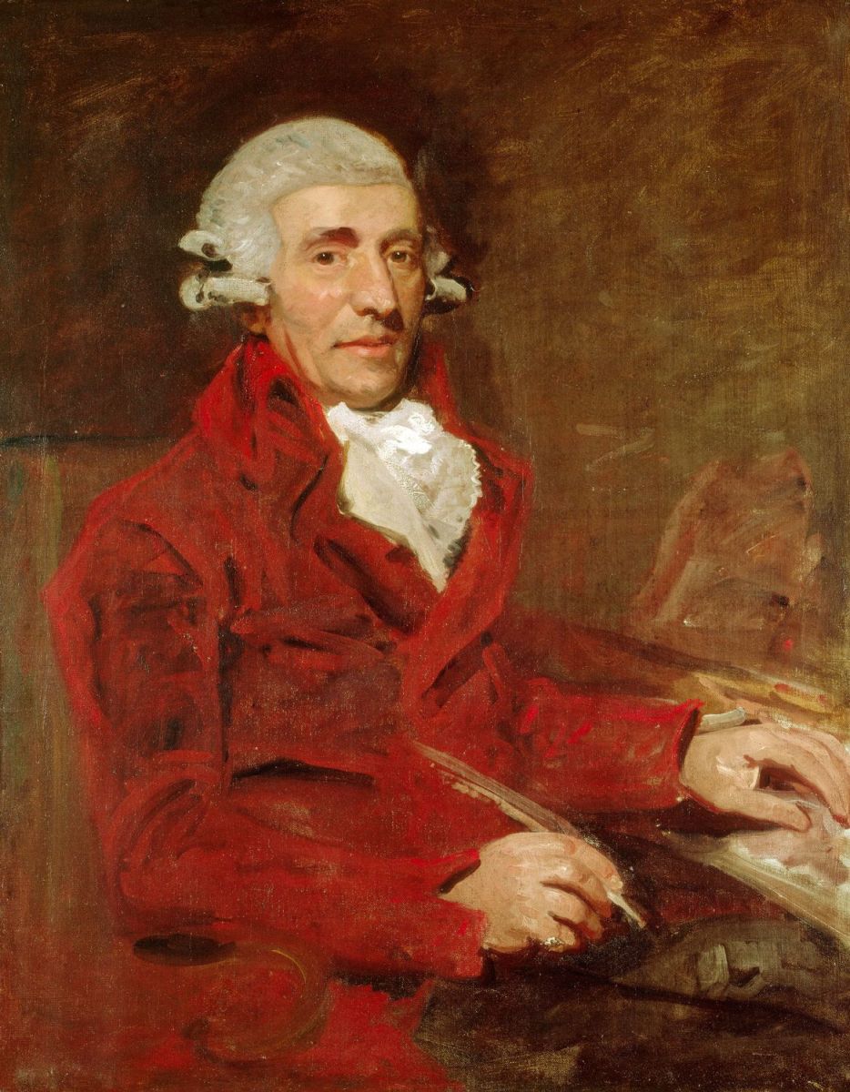 Franz Joseph Haydn, vintage artwork by John Hoppner, 12x8" (A4) Poster