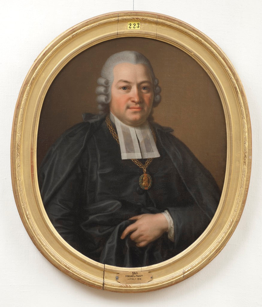 Johan Michael Fant, vintage artwork by Ulrika Fredrica Pasch, 12x8" (A4) Poster