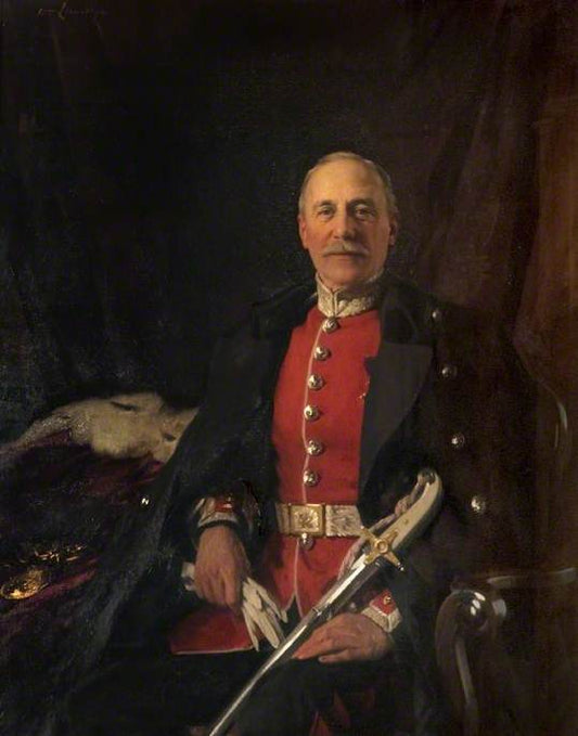 Sir David Mason, Lord Provost of Glasgow, vintage artwork by Sir William Llewellyn, 12x8" (A4) Poster