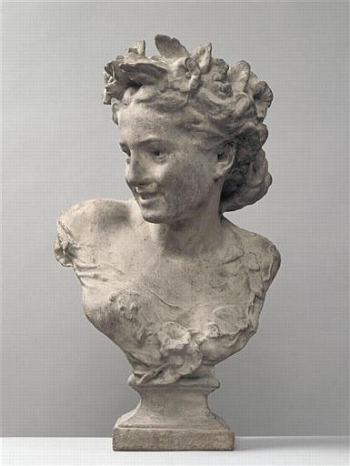 Le printemps (Spring), vintage artwork by Jean-Baptiste Carpeaux, 12x8" (A4) Poster