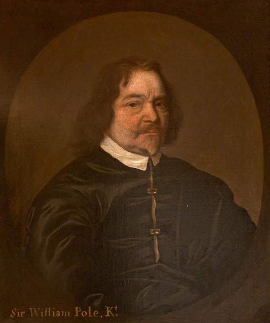 Sir William Pole, vintage artwork by Gerard Soest, 12x8" (A4) Poster