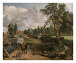 Flatford Mill ('Scene on a Navigable River'), vintage artwork by John Constable, 12x8" (A4) Poster