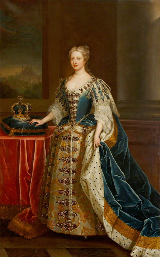 Caroline, Queen Consort of King George II, vintage artwork by Enoch Seeman the Younger, 12x8" (A4) Poster