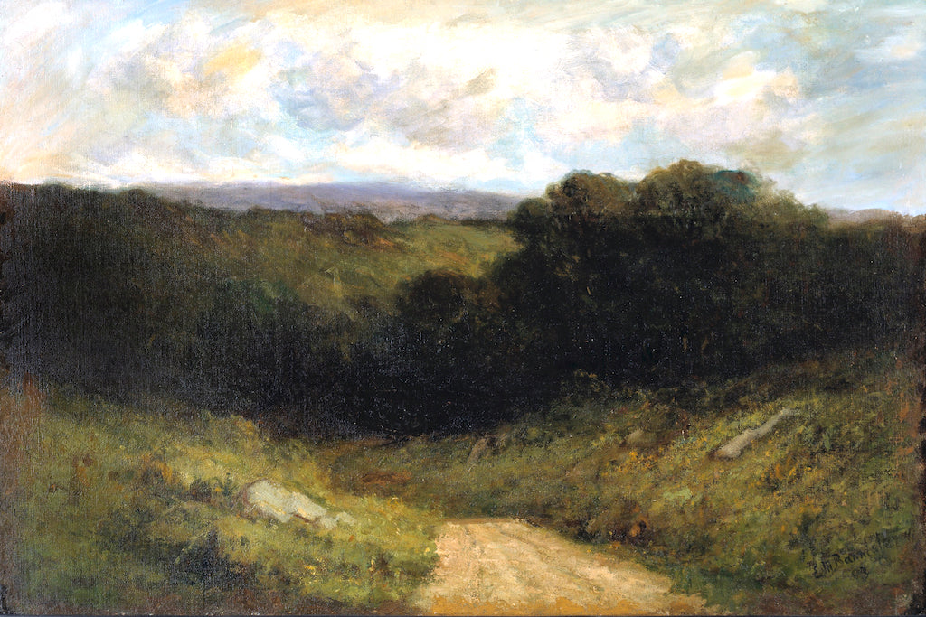The Road to the Valley, vintage artwork by Edward Mitchell Bannister, 12x8" (A4) Poster