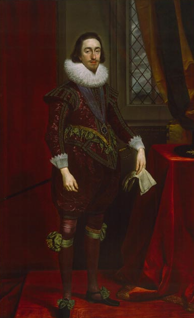 Charles I as Prince of Wales, vintage artwork by Daniël Mijtens, 12x8" (A4) Poster