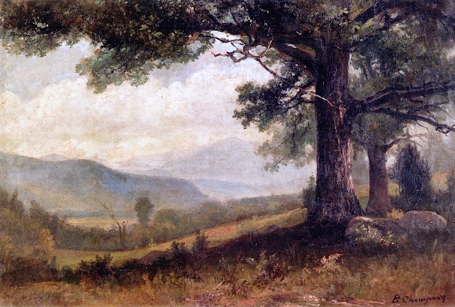 View to the Valley, vintage artwork by Benjamin Champney, A3 (16x12") Poster Print