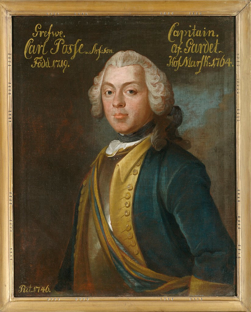 Karl Arvidsson Posse, vintage artwork by Olof Arenius, 12x8" (A4) Poster