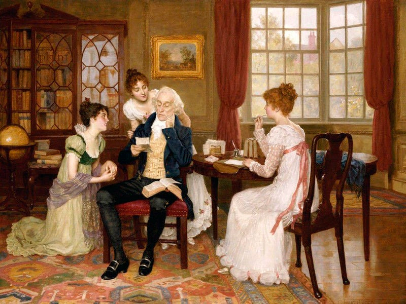 Taken by  Storm, vintage artwork by Charles Haigh Wood, 12x8" (A4) Poster