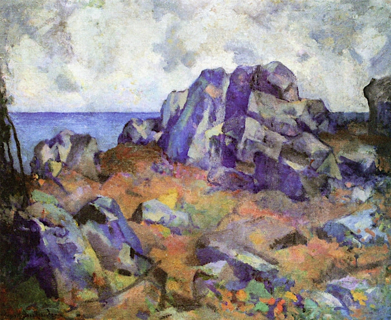 The Cape Ann Shore by Hugh Henry Breckenridge,A3(16x12")Poster