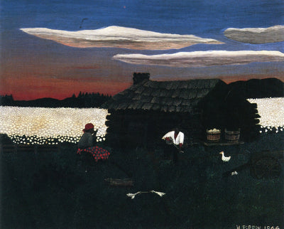 Cabin in the Cotton III by Horace Pippin,16x12(A3) Poster