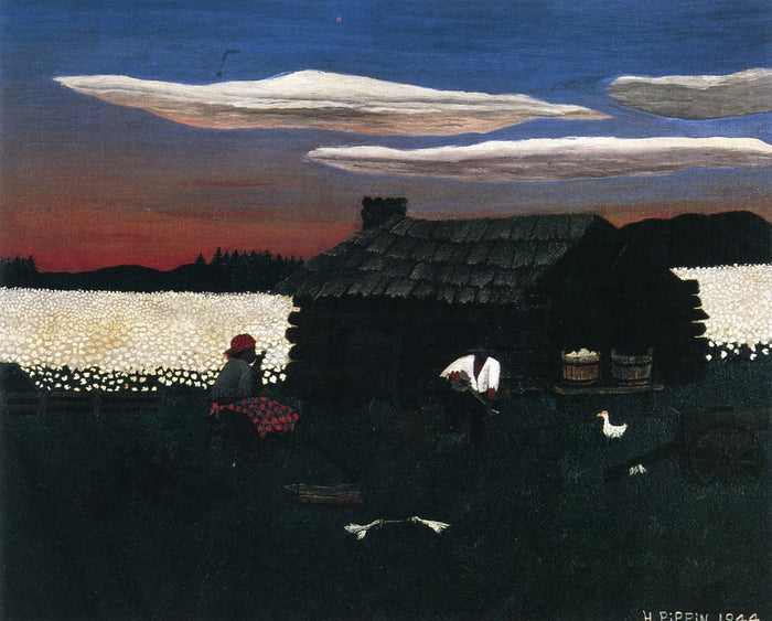 Cabin in the Cotton III by Horace Pippin,16x12(A3) Poster