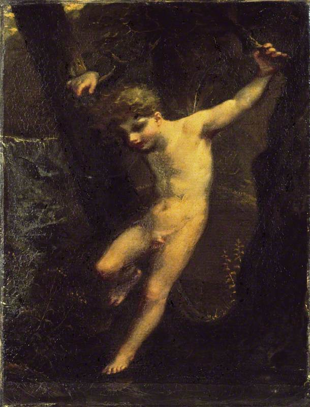 The Zephyr, vintage artwork by Pierre-Paul Prud'hon, 12x8" (A4) Poster