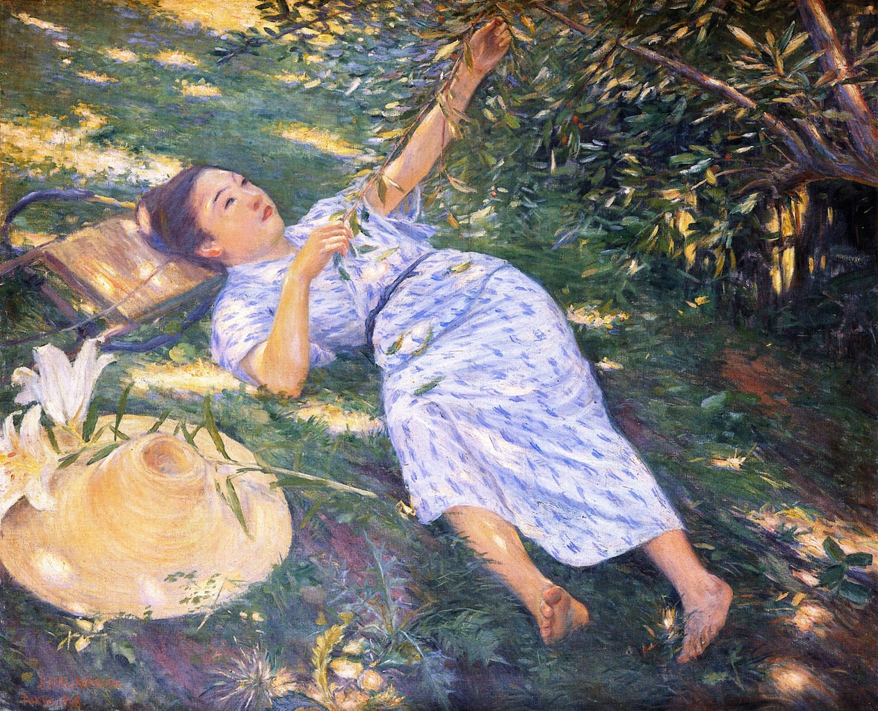 Beneath the Trees by Seiki Koruda,A3(16x12")Poster