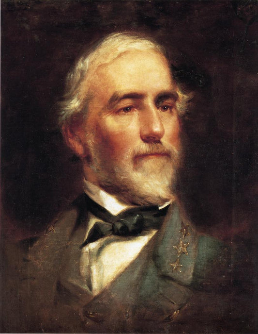Robert E. Lee, vintage artwork by Edward Caledon Bruce, 12x8" (A4) Poster
