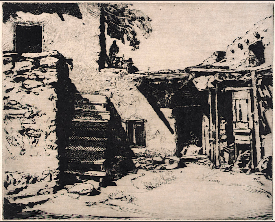 The Chief's House, Moenkopi, Arizona by Carl Oscar Borg,16x12(A3) Poster