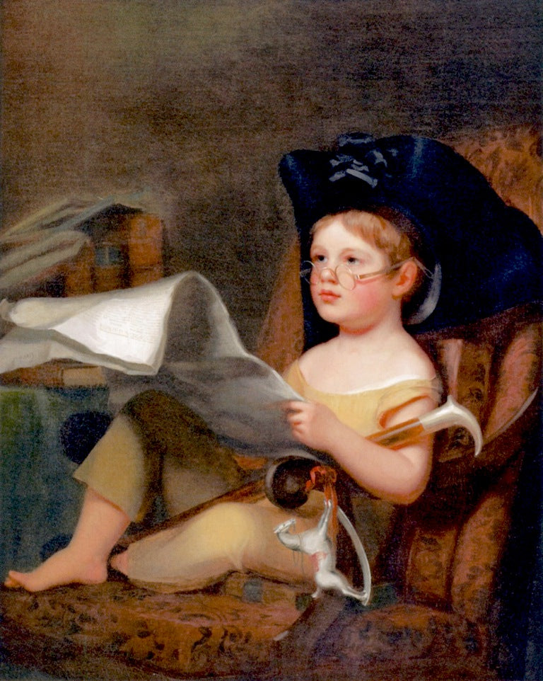 Juvenile Ambition, vintage artwork by Thomas Sully, 12x8" (A4) Poster