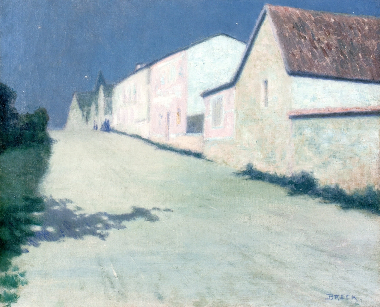Evening in Giverny by John Leslie Breck,A3(16x12")Poster