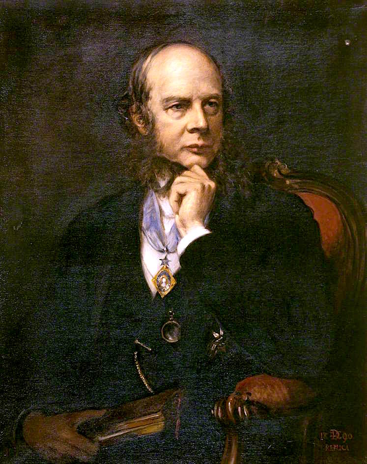 Sir Henry James Sumner Maine, vintage artwork by Lowes Cato Dickinson, A3 (16x12") Poster Print
