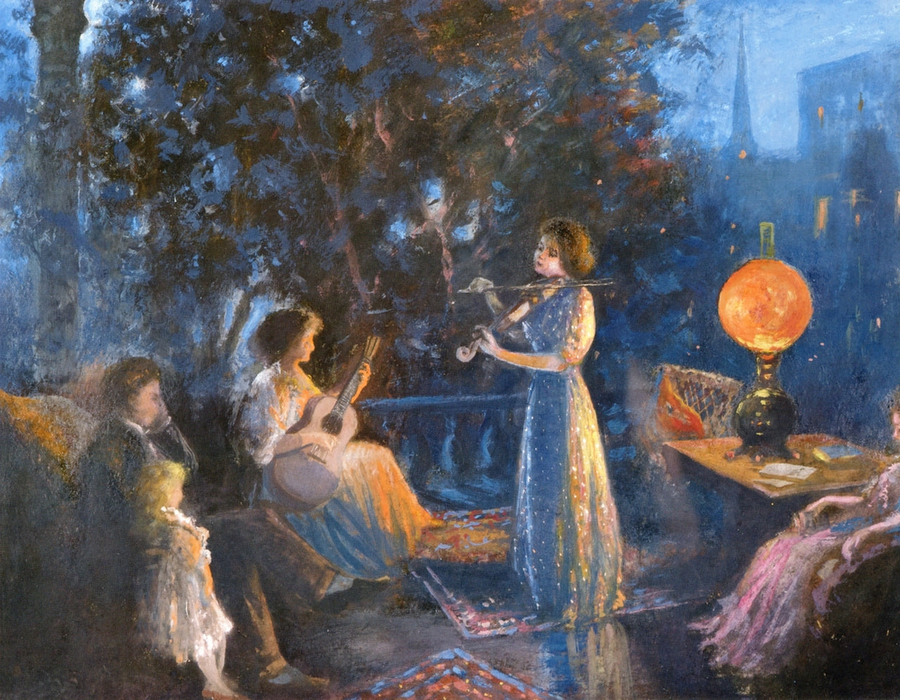 Private Concert by William Arnold Eyden, Sr,A3(16x12")Poster