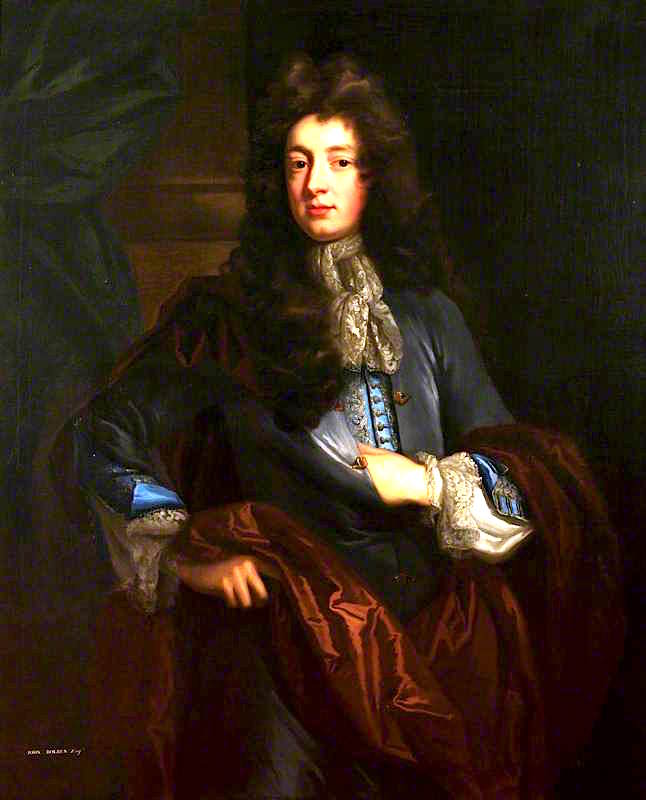 John Dolben, MP, vintage artwork by Attributed to John Closterman, 12x8" (A4) Poster