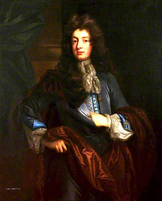 John Dolben, MP, vintage artwork by Attributed to John Closterman, 12x8" (A4) Poster