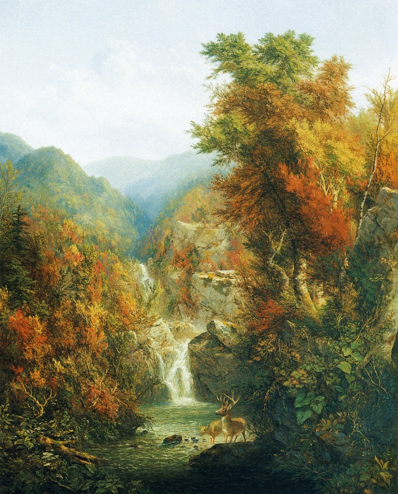 A Wilderness Pool, vintage artwork by Homer Dodge Martin, 12x8" (A4) Poster