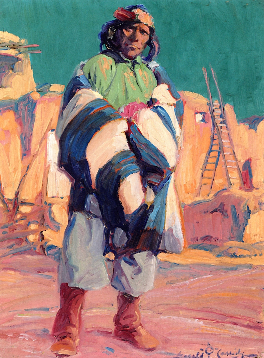 Jemez Indian by Gerald Cassidy,16x12(A3) Poster