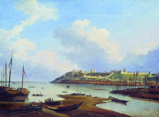 Nizhny Novgorod, vintage artwork by Nikanor Chernetsov, A3 (16x12") Poster Print