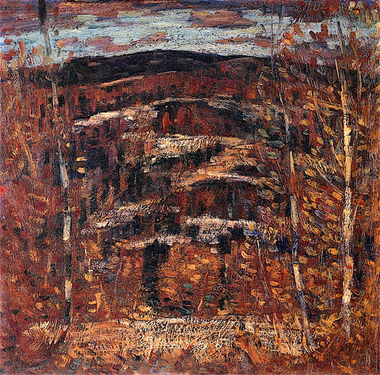 After Snow, vintage artwork by Marsden Hartley, 12x8" (A4) Poster