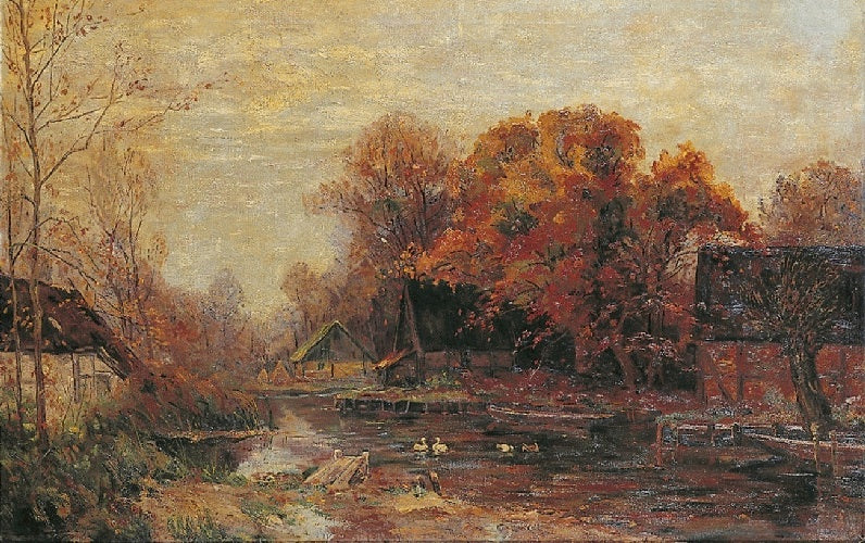 Autumn in the Spree Forest by Walter Moras,A3(16x12")Poster