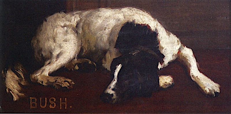 Bush, vintage artwork by Julian Alden Weir, 12x8" (A4) Poster