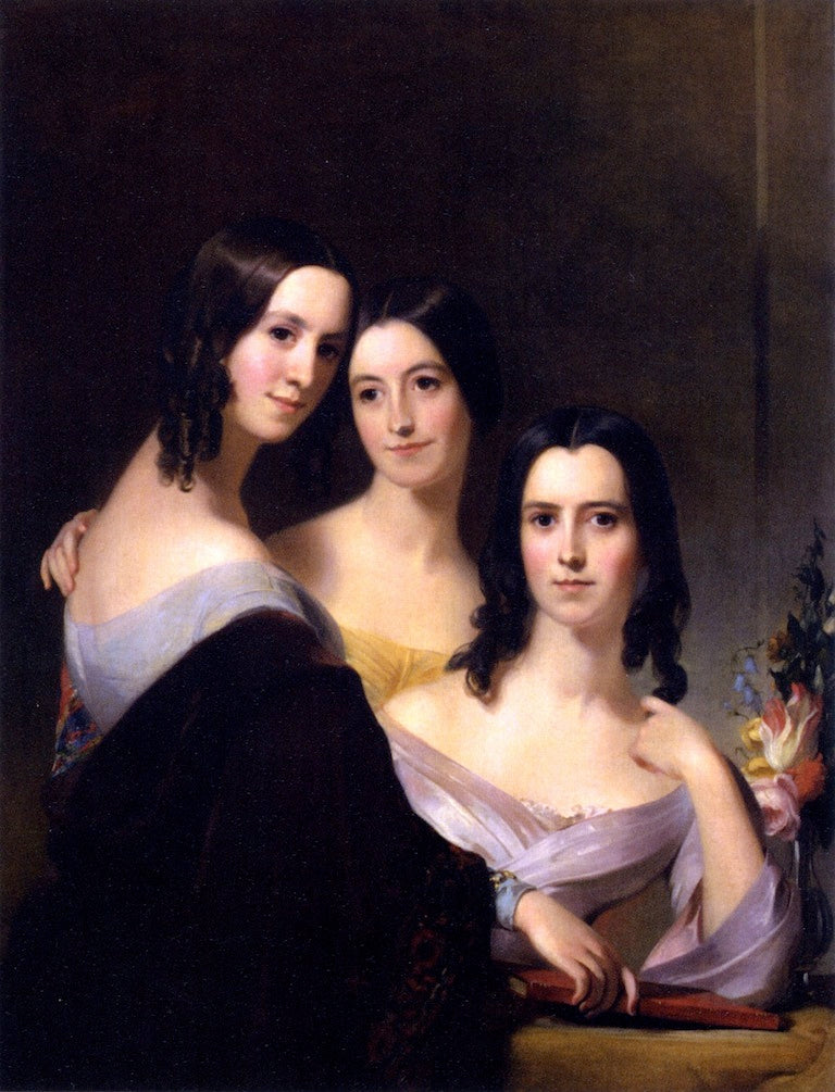 The Coleman Sisters, vintage artwork by Thomas Sully, 12x8" (A4) Poster