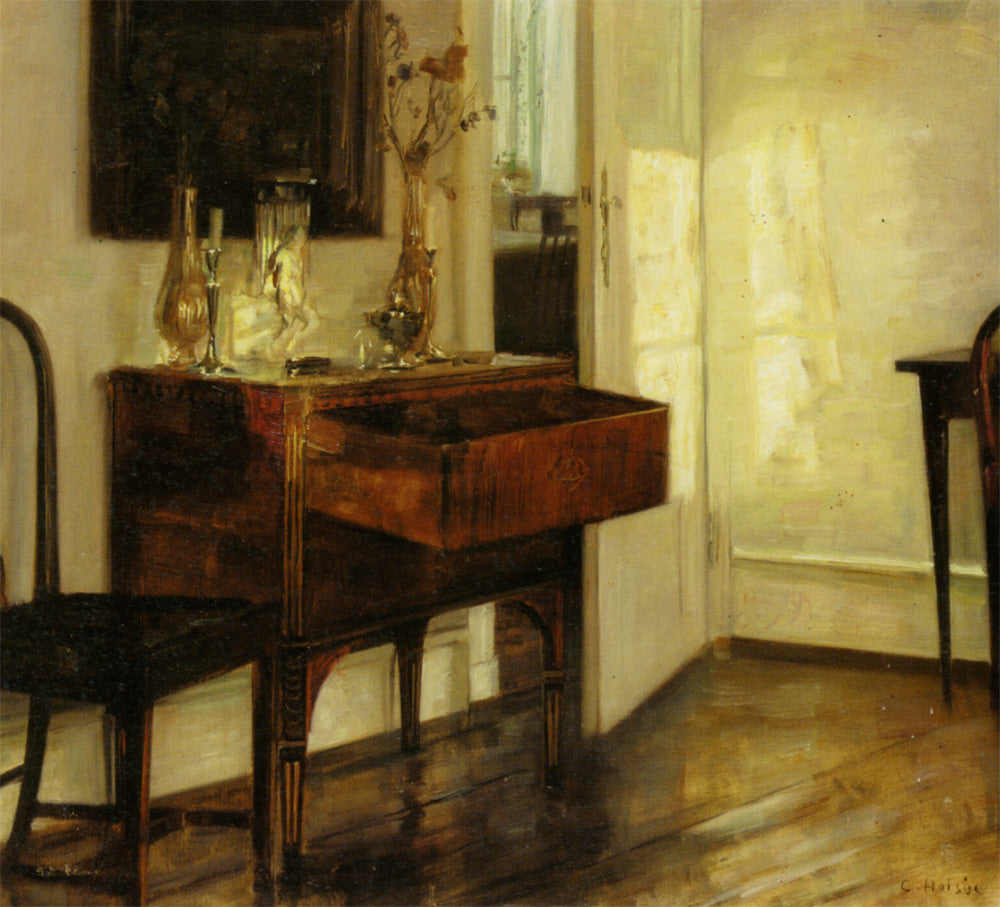 Sunlight In Livingroom by Carl Vilhelm Holsoe,A3(16x12")Poster