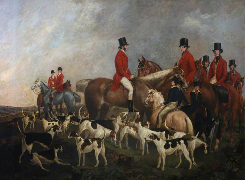 The Perthshire Meet, vintage artwork by Sir Francis Grant, P.R.A., A3 (16x12") Poster Print