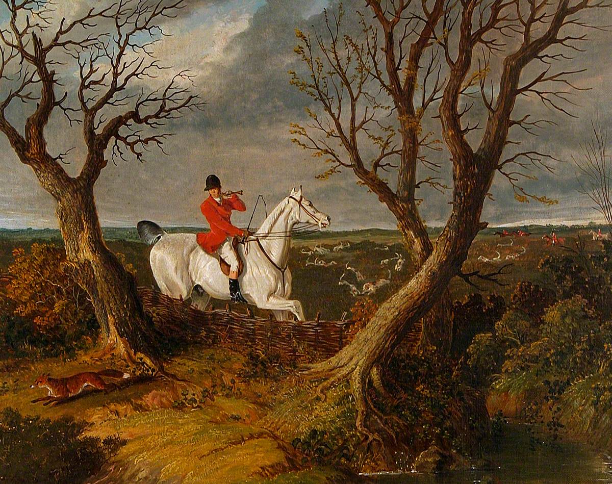 Gone Away, vintage artwork by John Frederick Herring, Sr, A3 (16x12") Poster Print