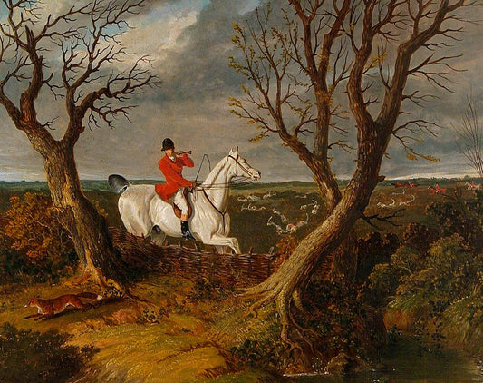 Gone Away, vintage artwork by John Frederick Herring, Sr, A3 (16x12") Poster Print