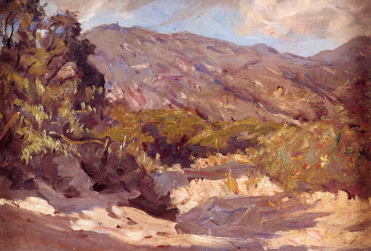 Creek Bottom, vintage artwork by Charles H. Woodbury, 12x8" (A4) Poster