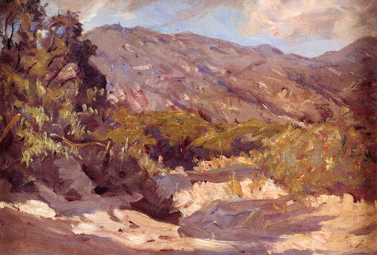 Creek Bottom, vintage artwork by Charles H. Woodbury, 12x8" (A4) Poster