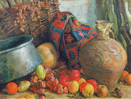 Caucasian Still Life by Evgeny Lanceray,16x12(A3) Poster