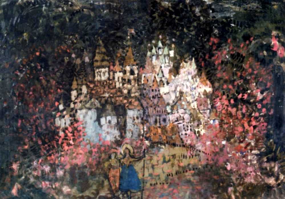  Design for the Opera 'Hansel and Gretel' by Nikolai Sapunov,16x12(A3) Poster