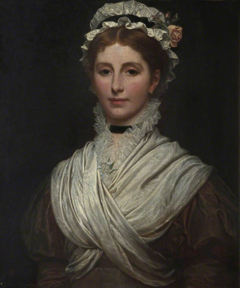 Katie Perugini, nee Dickens, vintage artwork by Charles Edward Perugini, 12x8" (A4) Poster