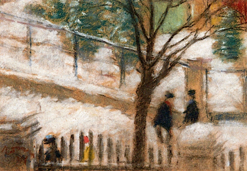The Encounter by Jozsef Rippl-Ronai,A3(16x12")Poster