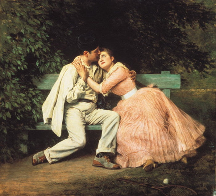 Love Match by Jan van Beers,A3(16x12")Poster
